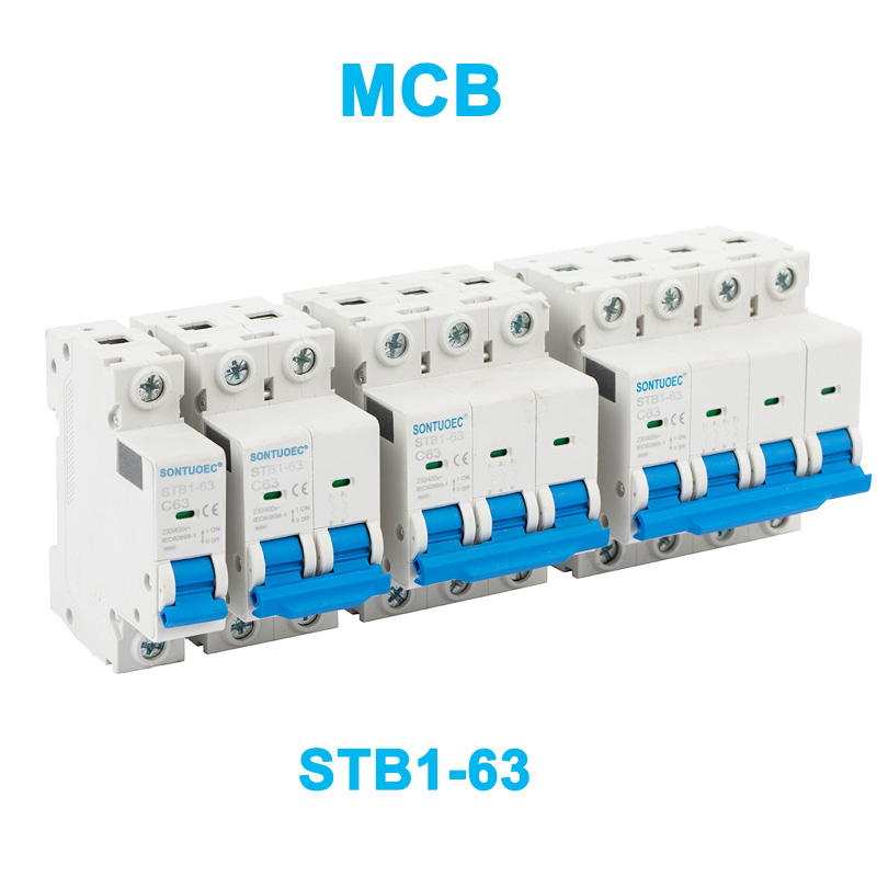 Estructura C65 competitiva STB1-63 Sèrie Breaker MCB de circuit MCB