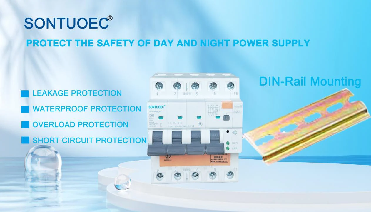 100A 2p 4p Multifunctional RCBO 100A 2p 4p Multifunctional RCBO