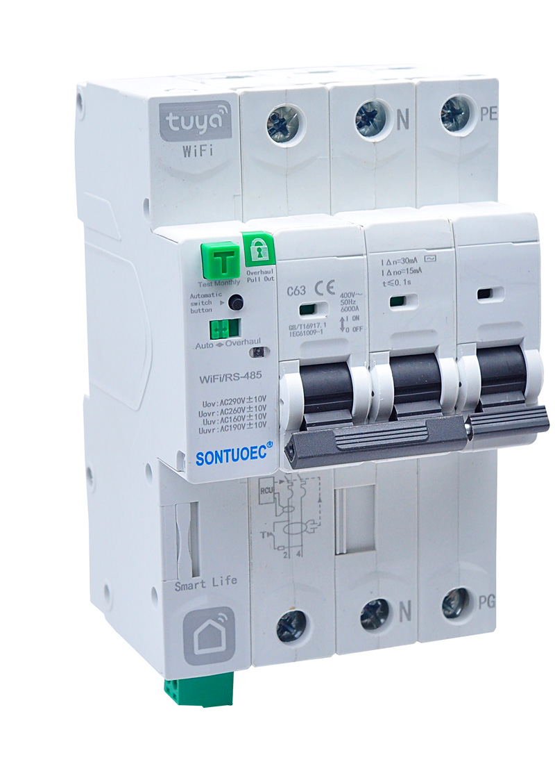 Interruptor de circuits IoT 4G WiFi Tuya APP Control remot Comandament a distància sense fil