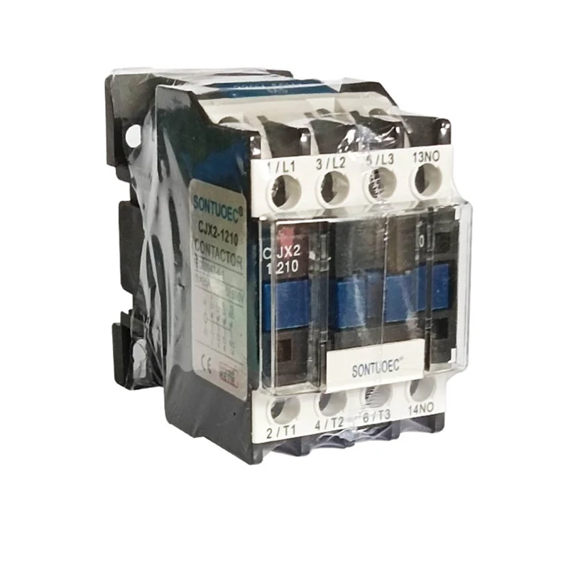 Contactor de CA amb cobertura de protecció transparent