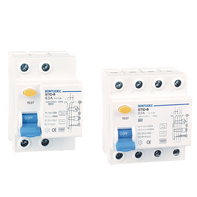 RCCB B Model Breaker de corrent residual de corrents residuals