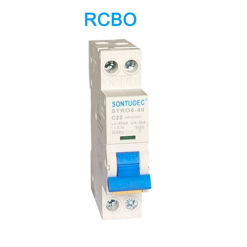Instal·lació RCBO STRO6-40 CIRCUIT CIRCUIT DIN TIPUS RCBO